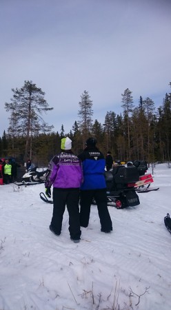 skotersafari till norrsjön 2016